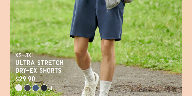 PDP 6 - MEN ULTRA STRETCH DRY-EX SHORTS
