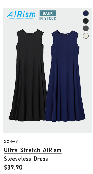 PDP 2 - WOMEN ULTRA STRETCH AIRISM SLEEVELESS DRESS