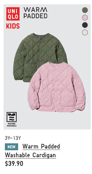 PDP 8 - KIDS WARM PADDED WASHABLE CARDIGAN