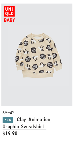 PDP 9 - KIDS CLAY ANIMATION GRAPHIC SWEATSHIRT