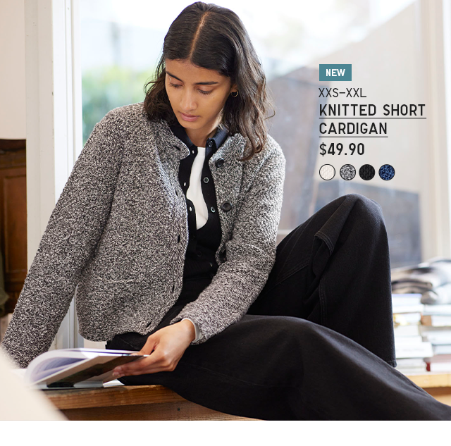 PDP 2 - WOMEN KNITTED SHORT CARDIGAN