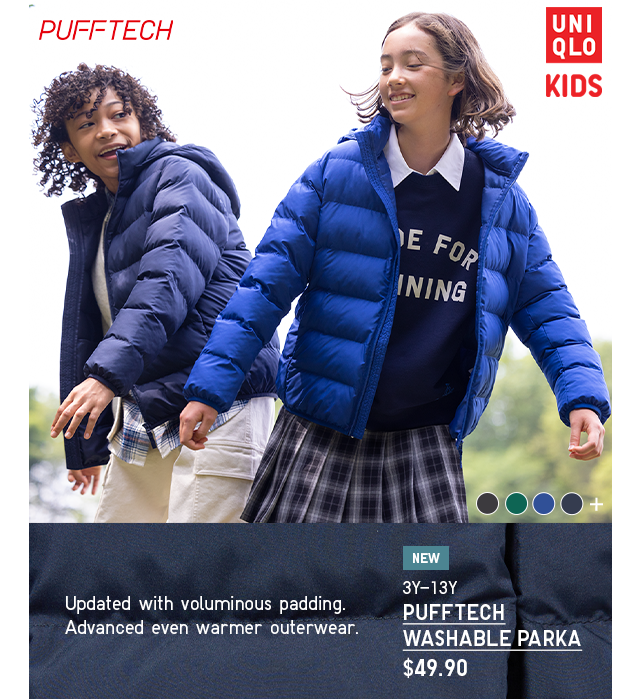 PDP 5 - KIDS PUFFTECH WASHABLE PARKA