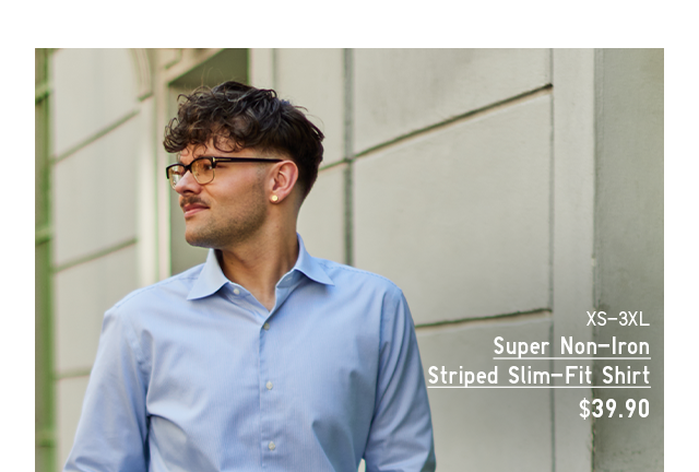 PDP 7 - MEN SUPER NON IRON STRIPED SLIM-FIT SHIRT