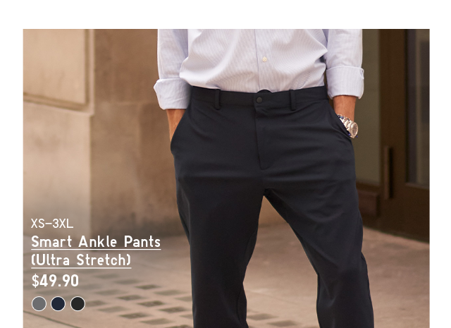 PDP 9 - MEN SMART ANKLE PANTS (ULTRA STRETCH)