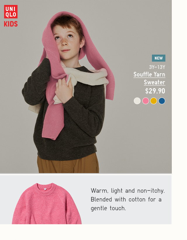 PDP 5 - KIDS SOUFFLE YARN SWEATER