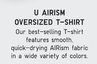 PDP 13 - U AIRISM COTTON OVERSIZED CREW NECK HALF-SLEEVE T-SHIRT