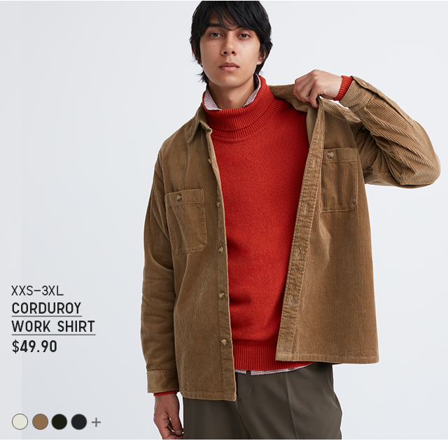 PDP 5 - MEN CORDUROY WORK SHIRT