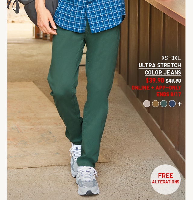 PDP6 - MEN ULTRA STRETCH COLOR JEANS