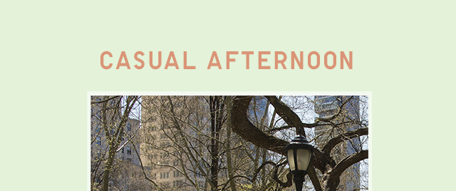 HEADER 2 - CASUAL AFTERNOON