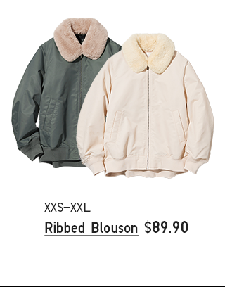 PDP 1 - WOMEN RIBBED BLOUSON