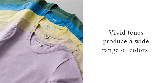 BANNER 3 - VIVID TONES PRODUCES A WIDE RANGE OF COLORS