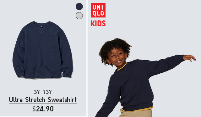 PDP 10 - KIDS ULTRA STRETCH SWEATSHIRT