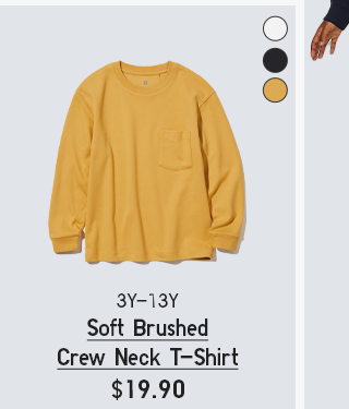 PDP 11 - KIDS SOFT BRUSHED CREW NECK T-SHIRT