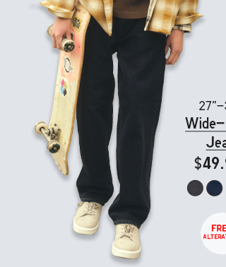 PDP 8 - MEN WIDE FIT JEANS