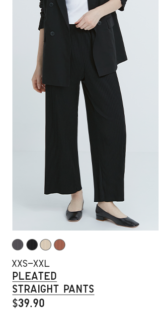 PDP 7 - WOMEN PLEATED STRAIGHT PANTS
