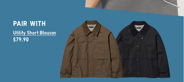 PDP 6 - UTLITY SHORT BLOUSON