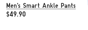 PDP 33 - MEN'S SMART ANKLE PANTS