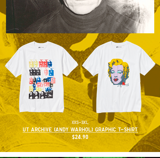 PDP 2 - ADULT UT ARCHIVE (ANDY WARHOL) GRAPHIC T-SHIRT