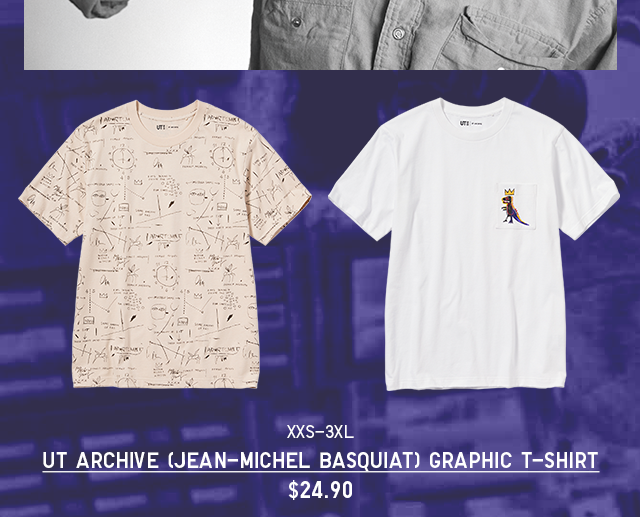 PDP 6 - ADULT UT ARCHIVE (JEAN-MICHEL BASQUIAT) GRAPHIC T-SHIRT