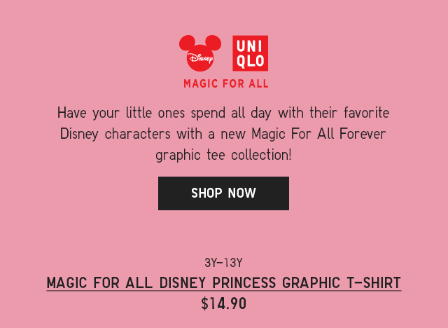 PDP 7 - MAGIC FOR ALL DISNEY PRINCESS GRAPHIC T-SHIRT
