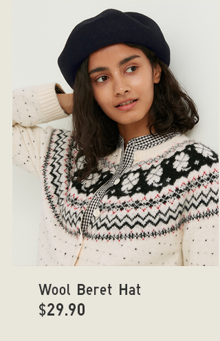 PDP 8 - WOMEN WOOL BERET HAT