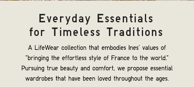 SUB - EVERYDAY ESSENTIALS FOR TIMELESS TRADITIONS