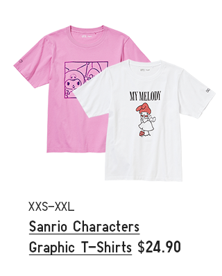 PDP 2 - SANRIO CHARACTERS GRAPHIC T-SHIRTS