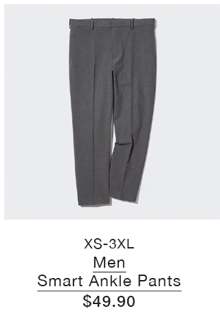PDP 2 - MEN SMART ANKLE PANTS