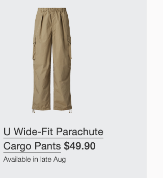 PDP 15 - MEN'S U WIDE FIT PARACHUTE CARGO PANTS