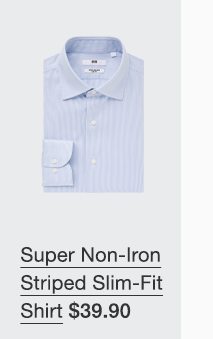 PDP 18 - MEN'S SUPER NON-IRON STRIPED SLIM FIT SHIRT