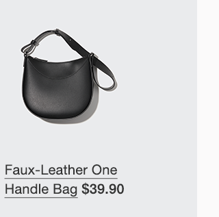 PDP 5 - FAUX LEATHER ONE HANDLE BAG
