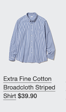 PDP 7 - MEN'S EXTRA FINE COTTON BROADCLOTH STRIPED SHIRT