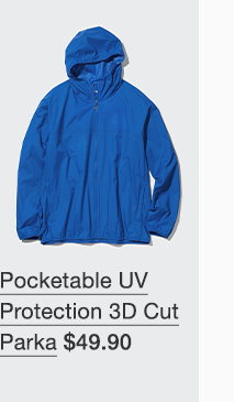 PDP 8 - MEN'S POCKETABLE UV PROTECTION 3D CUT PARKA