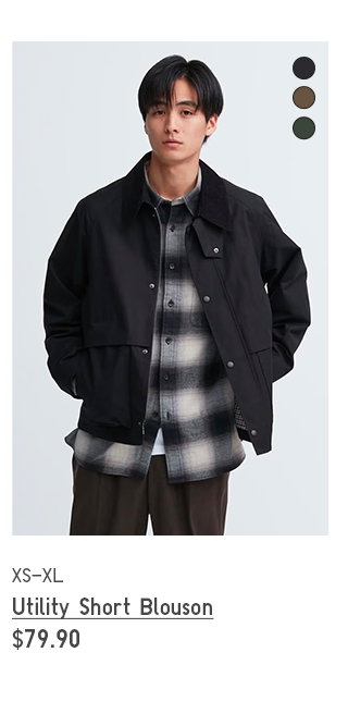 PDP 2 - MEN UTILITY SHORT BLOUSON