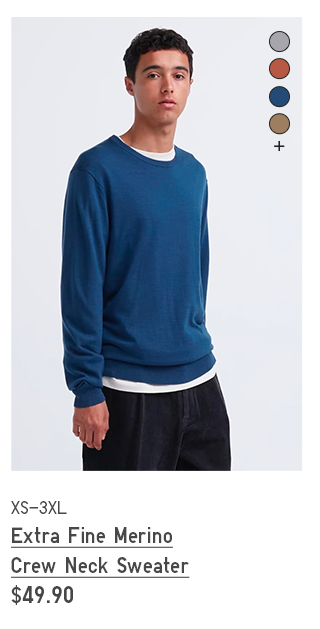 PDP 4 - MEN EXTRA FINE MERINO CREW NECK SWEATER