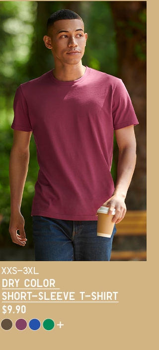 PDP 3 - MEN DRY COLOR CREW NECK SHORT SLEEVE T-SHIRT