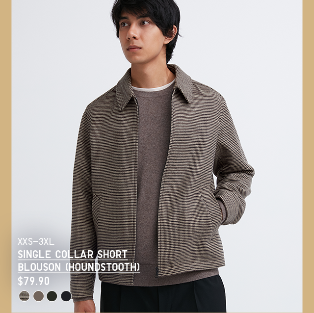 PDP 7 - MEN SINGLE COLLAR SHORT BLOUSON