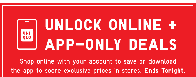 HERO - UNLOCK ONLINE AND APP ONLY DEALS