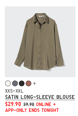 PDP 10 - SATIN L/S BLOUSE