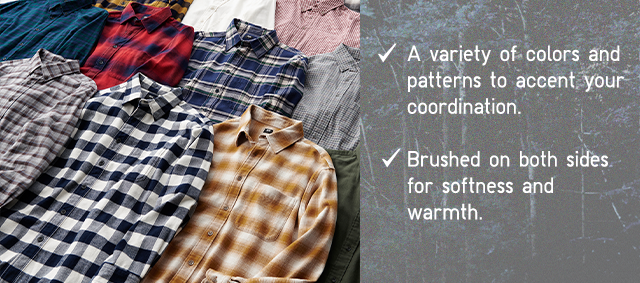 PDP 2 - MEN FLANNEL CHECKED LONG SLEEVE SHIRT