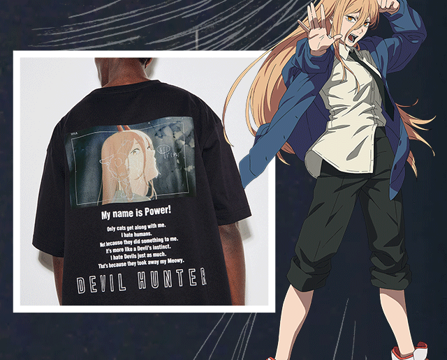PDP 5 - CHAINSAW MAN X KAWAMURA GRAPHIC T-SHIRT