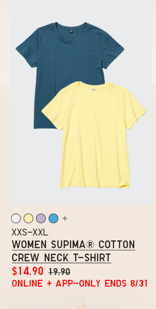 PDP2 - WOMEN SUPIMA COTTON CREW NECK T-SHIRT