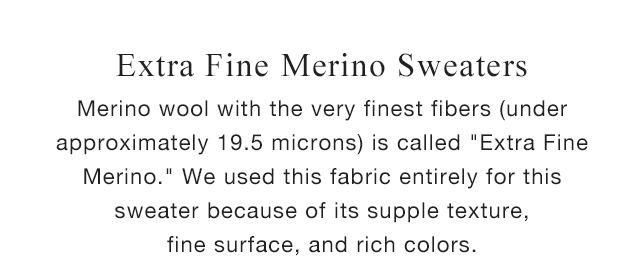 BANNER 4 - EXTRA FINE MERINO SWEATERS