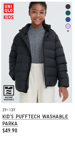 PDP 4 - KIDS PUFFTECH WASHABLE PARKA