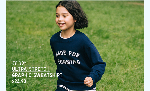 PDP 10 - KIDS ULTRA STRETCH GRAPHIC SWEATSHIRT
