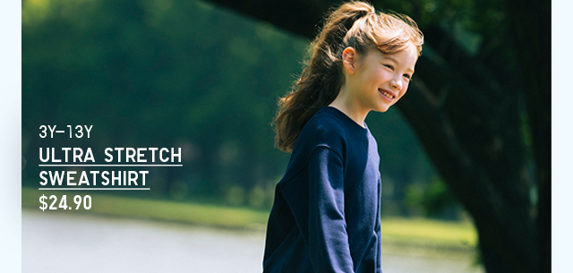 PDP 8 - KIDS ULTRA STRETCH SWEATSHIRT