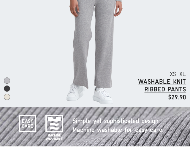HERO 2 - WOMEN WASHABLE KNIT RIBBED PANTS