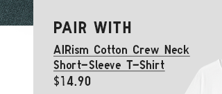 PDP 9 - MEN AIRISM COTTON CREW NECK SHORT SLEEVE T-SHIRT