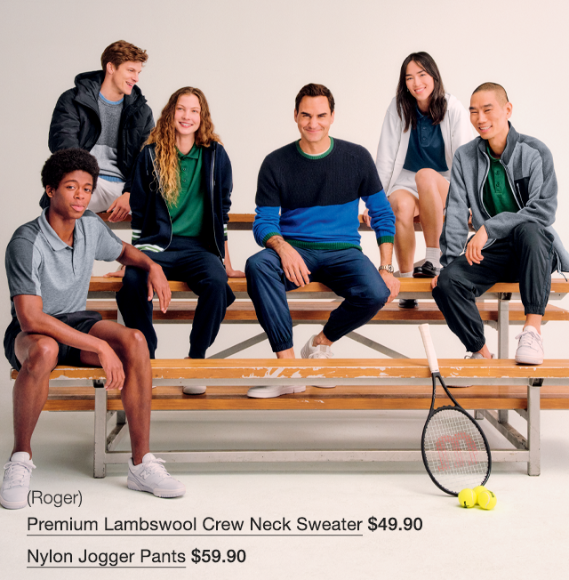 HERO - ROGER FEDERER COLLECTION BY JW ANDERSON. READ NOW.