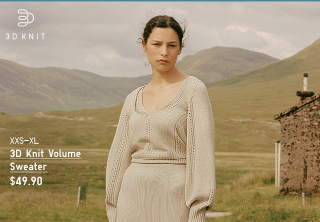 HERO 1 - WOMEN 3D KNIT VOLUME SWEATER